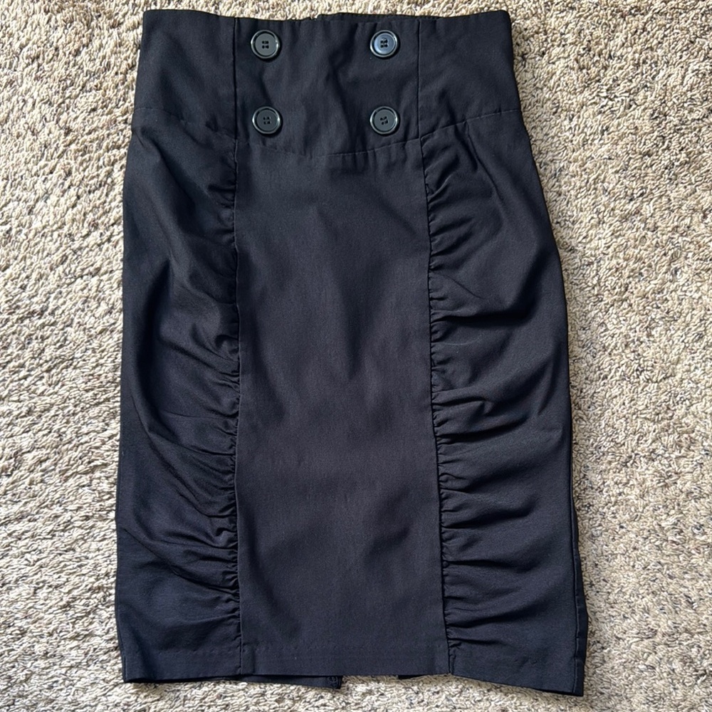 Spring Street Junior Women’s Stretch Black Skirt Size 9
